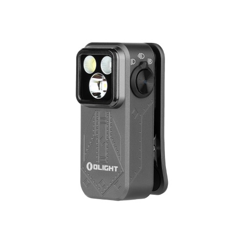 OLIGHT(オー点火装置) Oclip Pro ゼムクリップ LED駈けっくら点火装置 軽さ 小型 3つの明かり 500lm 領域120米突 IPX6雨合羽 Type-C申し受ける式 クリップオン 高視認性 犬 ほっつき歩く 難民キャンプ 読み合わせる ウォーキング サイクリング 山歩き アウトドア 山登り (Phantom Squadron)
