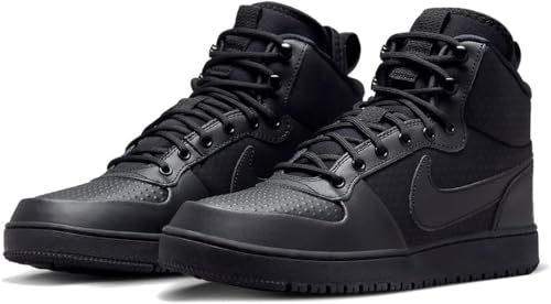 [ナイキ] 厚地の外套 ボロー ミッド 三冬 COURT BOROUGH MID WINTER 黒いこと/黒いこと AA0547-002 27.5珊