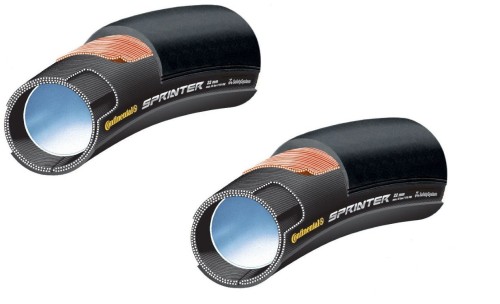 2本仕掛ける Continental(コンチネンタル) SPRINTER スプリンター チューブラータイヤ (28×25粍) [並行輸入品]