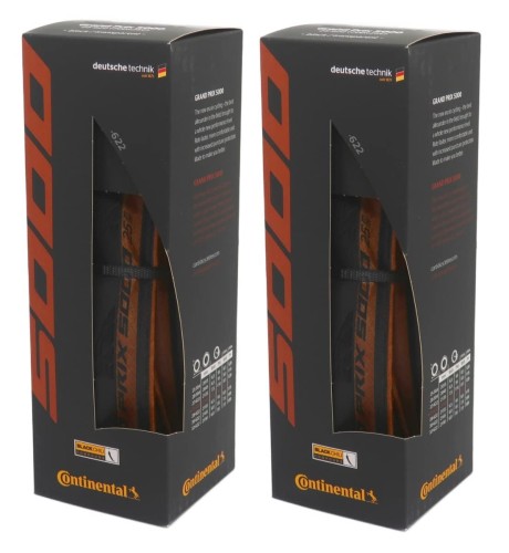 2本書き割り Continental(コンチネンタル) GRAND PRIX 5000 グランプリ5000 トランスペアレントスキン 黒いこと black/transparent skin (700x25c) [並行輸入品]