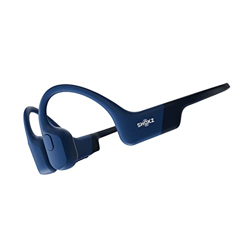 Shokz (ショックス) OpenRun 骨伝導イヤホン ワイヤレス Bluetooth5.1 オープンイヤーヘッドホン 耳を塞がない DSPノイズキャンセリング・マイク 自動ペアリングヘッドフォン マイク付き 技適認証済み ランニング・スポーツイヤフォン IP67防塵防水 急速充電 8時間再生 iPhon