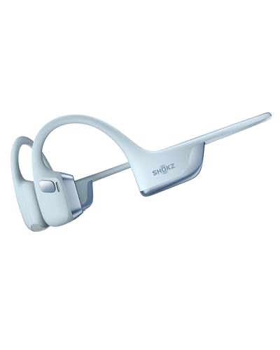 Shokz (ショックス) OpenRun Pro 2 骨伝導イヤホン ワイヤレス bluetooth 5.3 オープンイヤーヘッドホン 耳を塞がない 自動ペアリング マイク付き 技適認証済み ランニング・スポーツイヤフォン IP55防水 急速充電 12時間再生 USB-C充電 ブルー