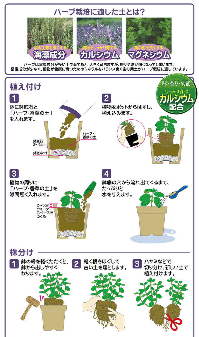 楽天市場 花ごころ ハーブ 香草の土 2l 土 肥料 培養土 野菜 花 園joy Marutoyo