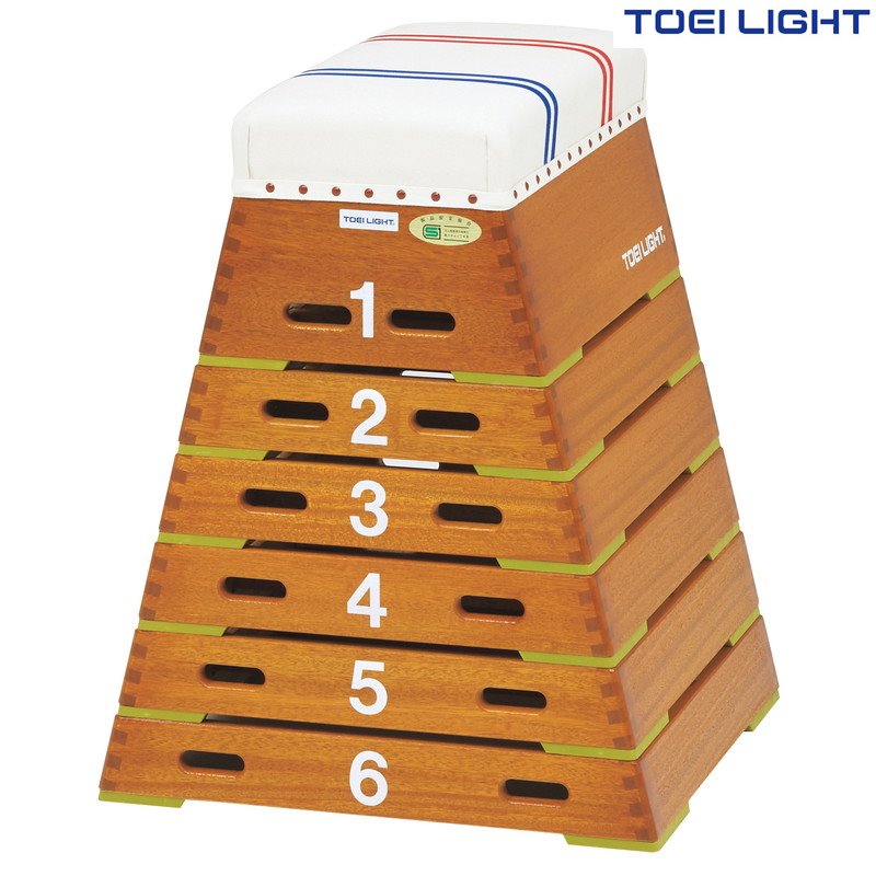 美品】本格的な跳び箱 6段 検品済