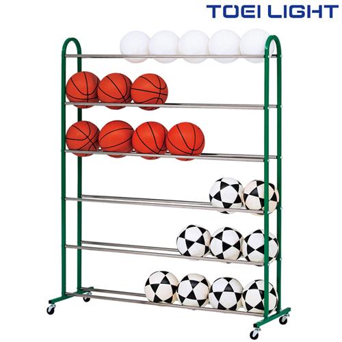 ボール整理棚６ Ｂ２８９６ トーエイライト ＴＯＥＩ ＬＩＧＨＴ 学校体育用品