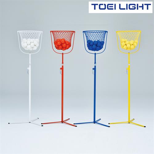 ワンタッチカラー玉入台 Ｂ５９７３ 青・赤・白・黄・青・赤トーエイライト ＴＯＥＩ ＬＩＧＨＴ 学校体育用品