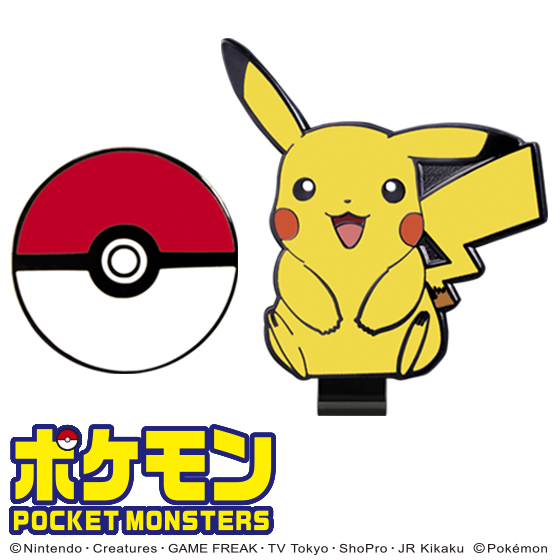 ピカチュウ ポケットモンスター ゴルフマーカー 用品 おしゃれ かわいい キャラクター マグネット ポケモン 任天堂 ライセンス商品 新品