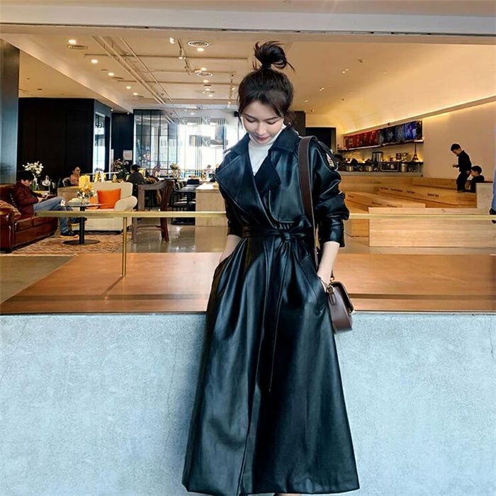 合 ジャケット ライダース レディース フェイク ロング レザー 秋冬アウター コート PU 大人 秋服 革ジャン ブルゾン ジャケット｜エンジョイ工房