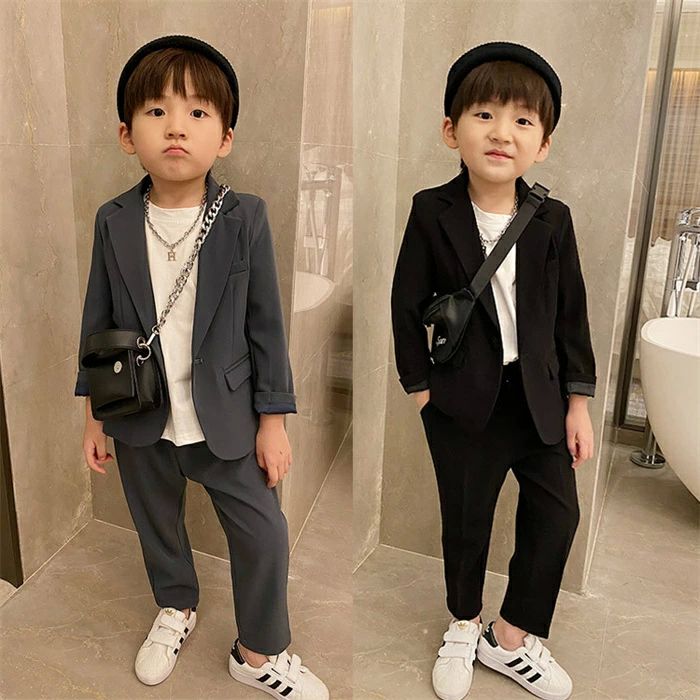キッズスーツ 男の子 パンツ フォーマルスーツ ジュニア 蝶ネ 子供服 スーツ ベビースーツセット ジャケット 韓国風子供スーツ