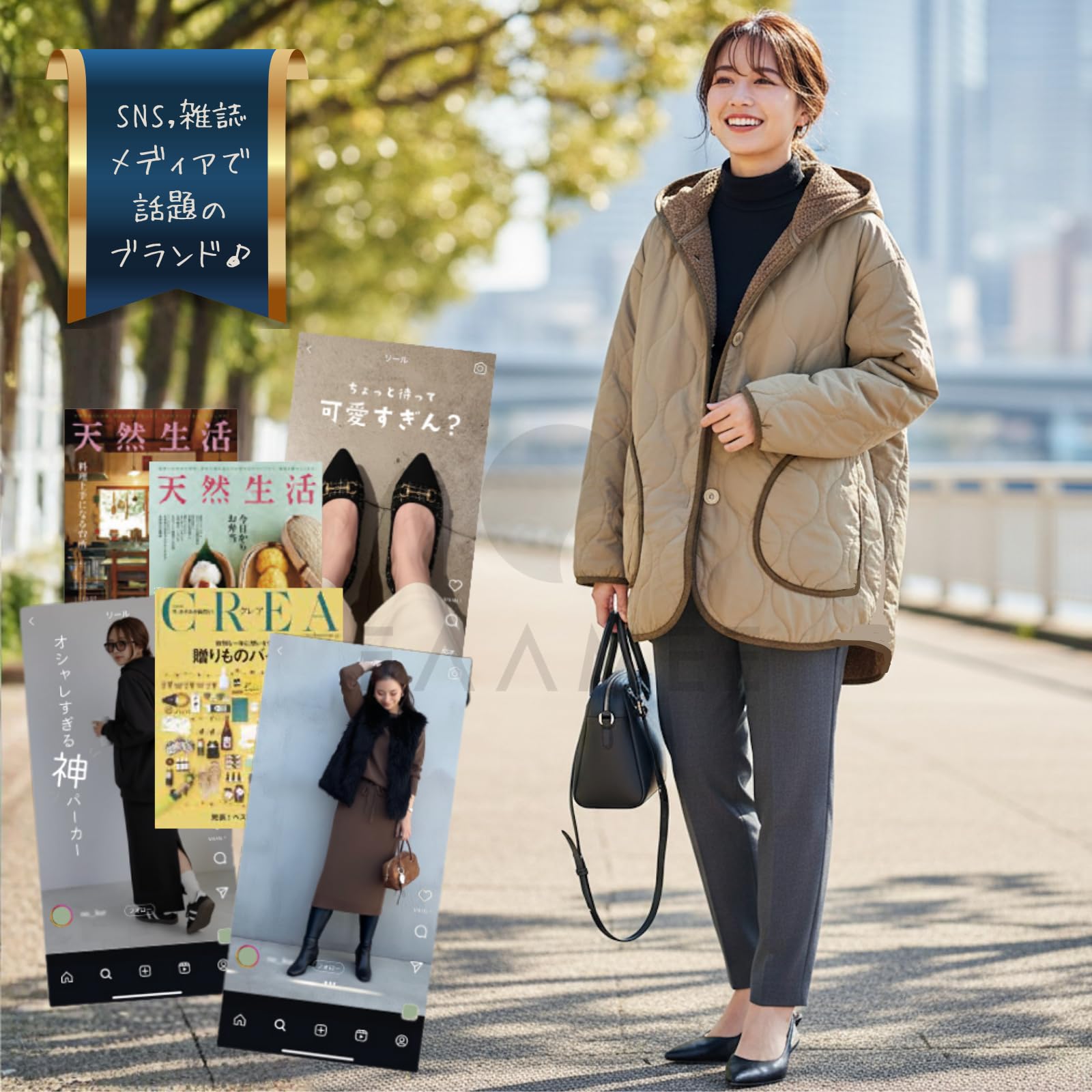 体型カバー 軽量 カジュアル コート 防寒 フード付き アウター レディース キルティングジャケット あったか