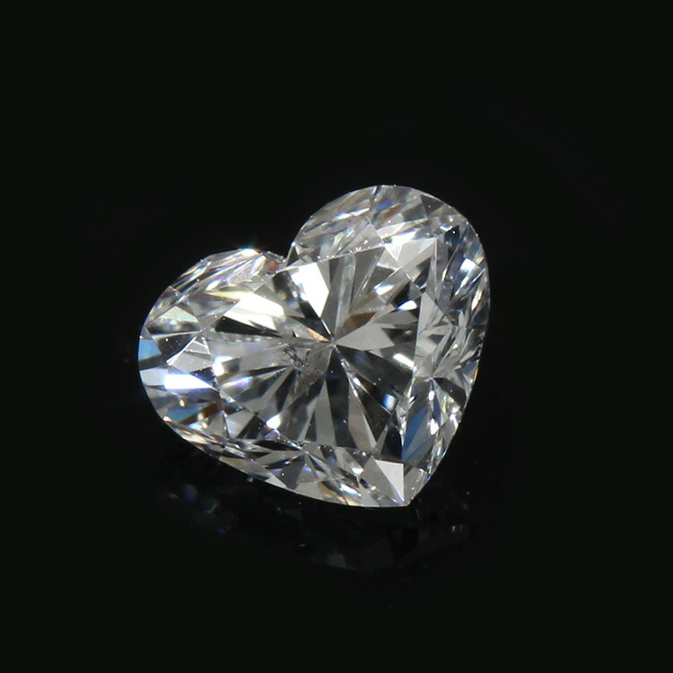 ダイヤモンド ハートシェイプカット 0.329ct　Fカラー　SI-2 中央宝石研究所ソーティング付 ルース（裸石） 販売 鑑定書発行可能【ハートカット】【ハートカットダイヤモンド】