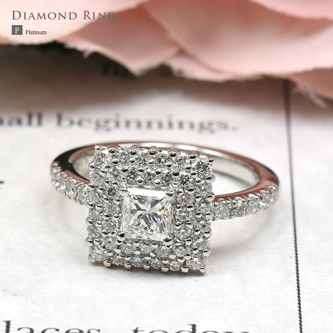 楽天市場】8.20ct ダイヤモンドデザインリング センター7ct
