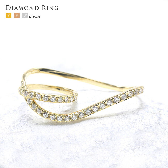 楽天市場】Pt900/K18YG/PG【0.4ct】ダイヤモンド ダブル リング【送料