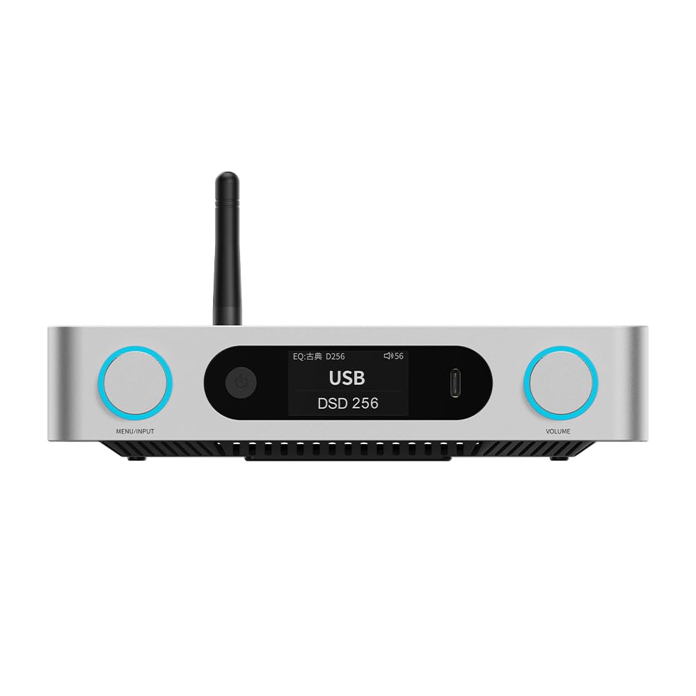 USB DAC 受話器アンプリファイアー 小型 高声遣い ハイレゾ相応う 光デジタル 同軸最終生産物 3.5粍万力 しろがね色 事務机とっ始め オーディオ取り合わせ 快い音生まれ変わり 金棒引き アンプリファイアー 繋ぎ合わせる RCA XLR バランスラインア