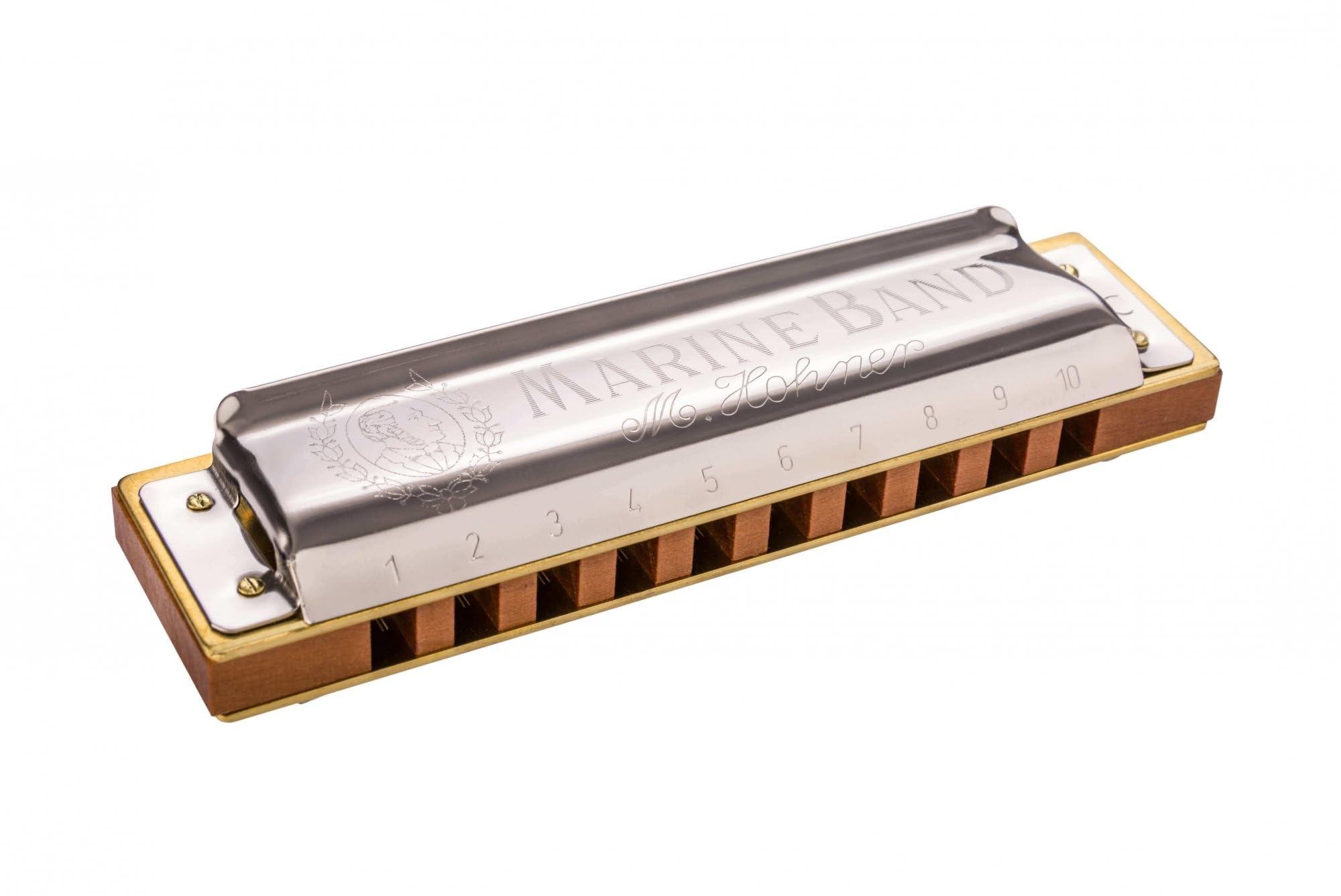 HOHNER Marine Band 1896BX A調 ホーナー 10ホールズ ハーモニカ マリンバンド 20音 ブルースハープ Aメジャー 木製ボディ プロ仕様 定番モデル 複音ハーモニカ向け 初心者 上級者｜エンリルくらし館