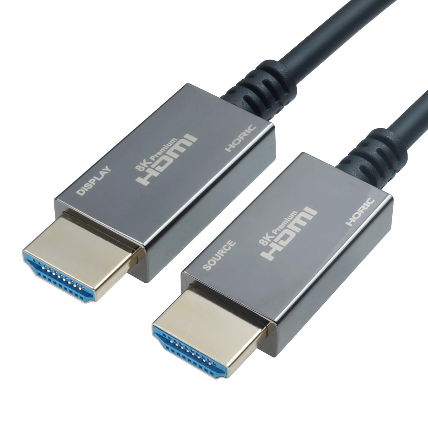 HDMI有線テレビ 10m グラスファイバー 8K 60p 4K 120p 48Gbps ウルトラハイスピード 判定基準相応う HDR 金メッキ Crメッキ 紙箱包み