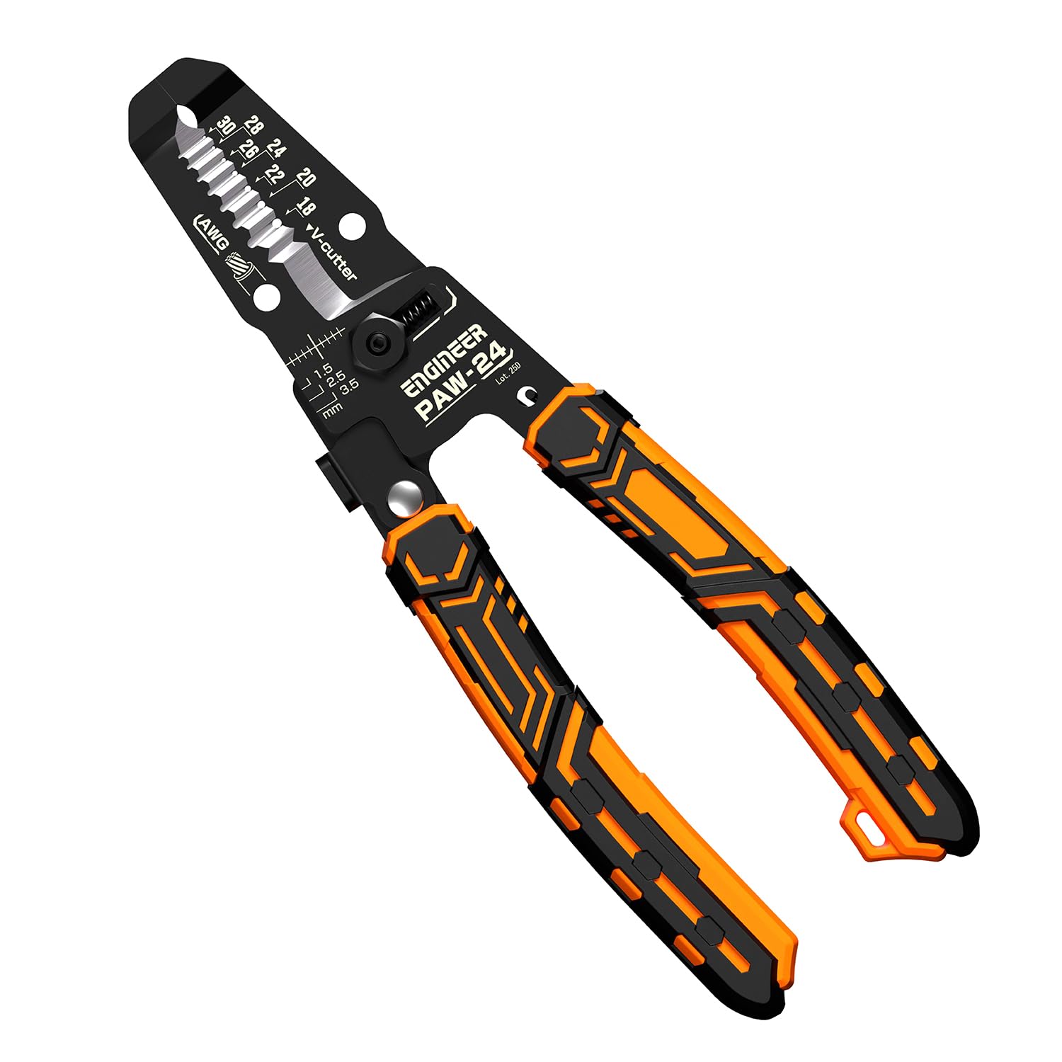 鉄条ストリッパ 細やか EZ規則体系 V-cutter 支点社会システム合わせる能力のある 電気工手道具 剥線工具 161粍 51粍 109g AWG30 28 26 24 22 20 18相応う