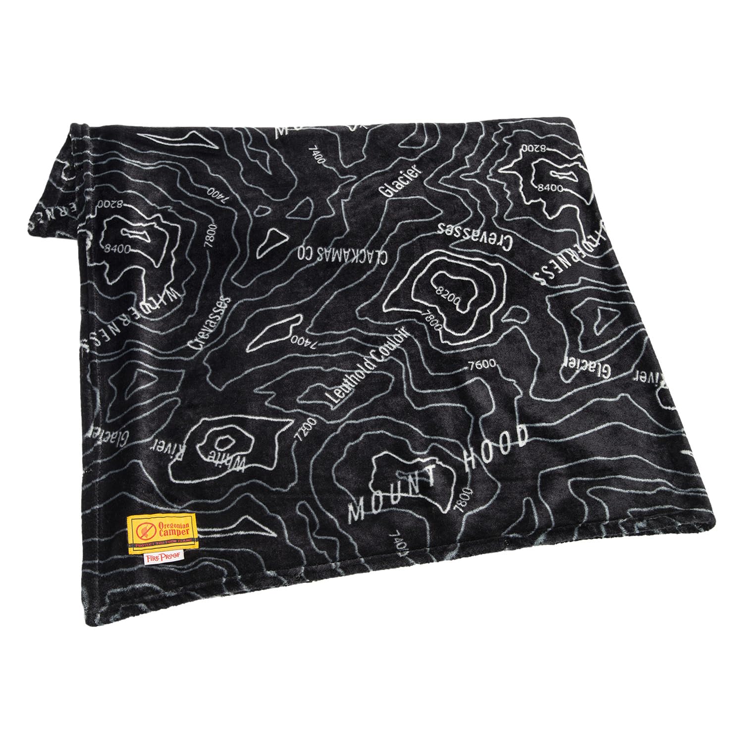 毛布 難燃 ブランケット ひざ掛け 防寒具 ポリエステル 140×200糎 1.7kg 中国製 黒いこと 難民キャンプ備品 アウトドア かがり火 大判