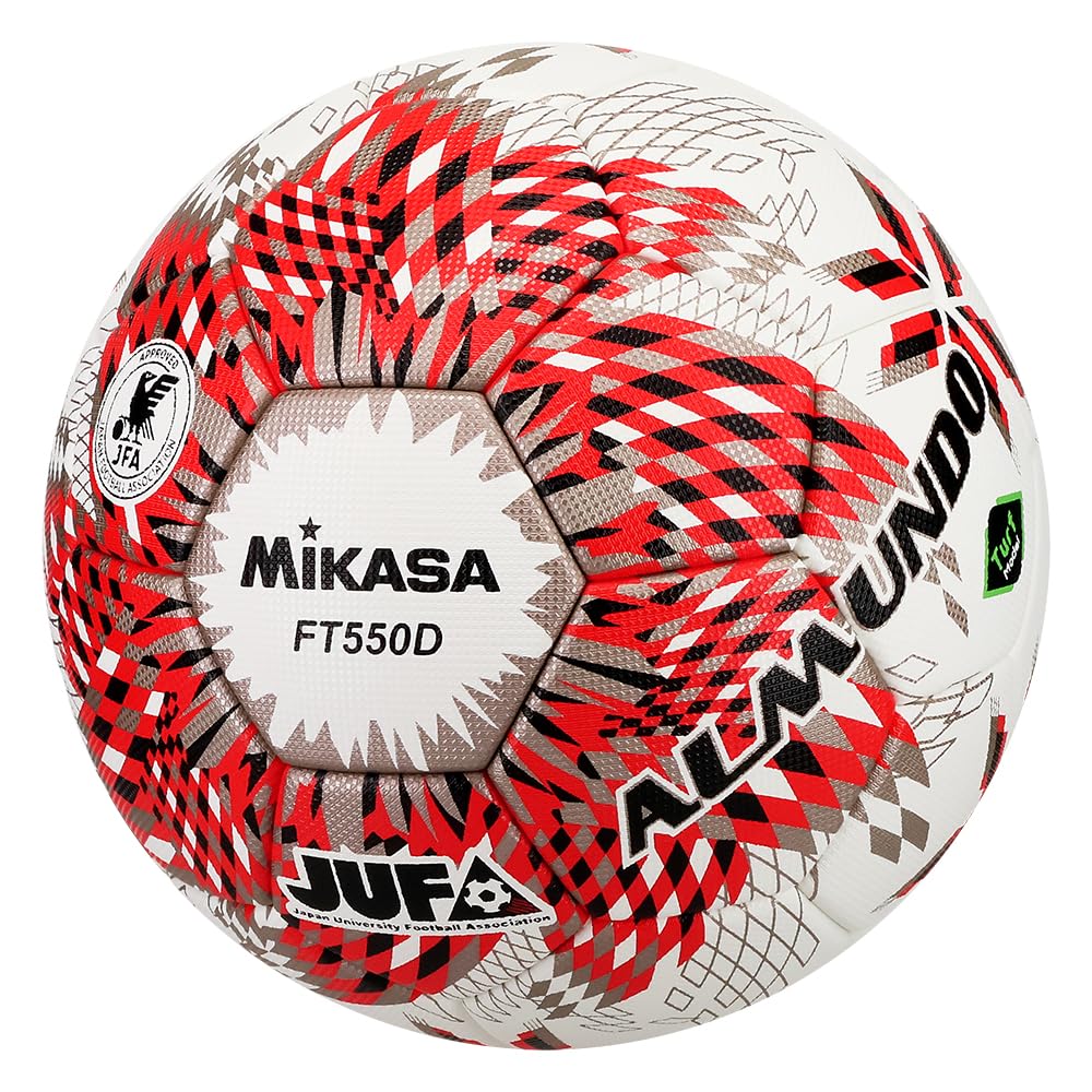 蹴球どんぶり鉢 5号球 力くらべ球 芝用 人工なめし革 日本蹴球連合検見球 FIFA Quality Pro 全日本分科大学蹴球合従連衡堅苦しさ力くらべ球 赤いこと ブロンズしろがね色