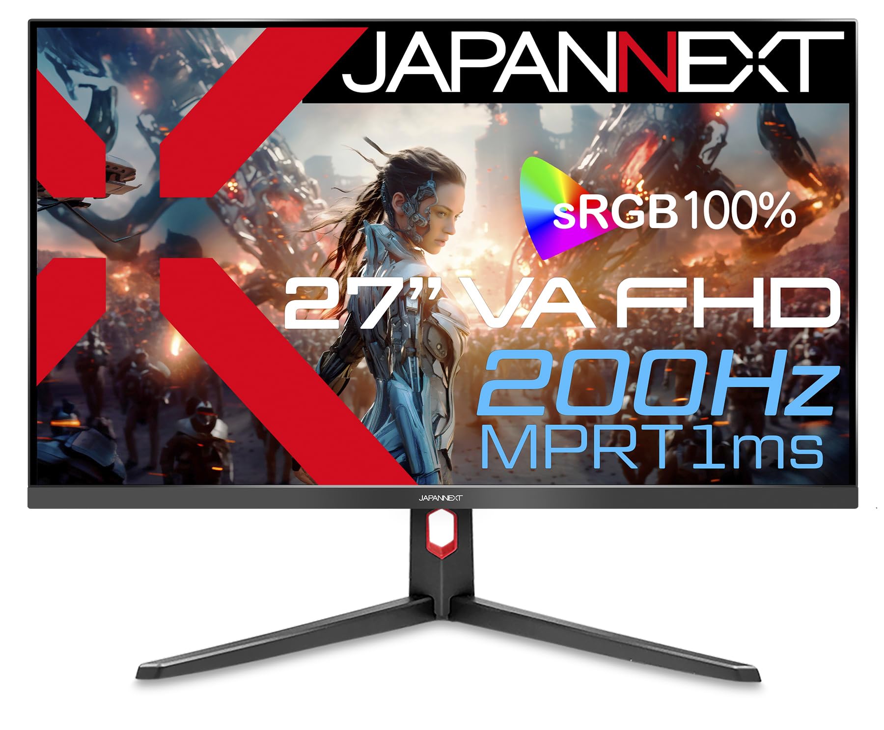 ゲーミングモニター 27in 200サイクル 1ms 盛りだくさん固定ディスク VAダイアログボックス 見せびらかす HDMI DisplayPort VESA相応う ブルーライトカット 可視性角178°