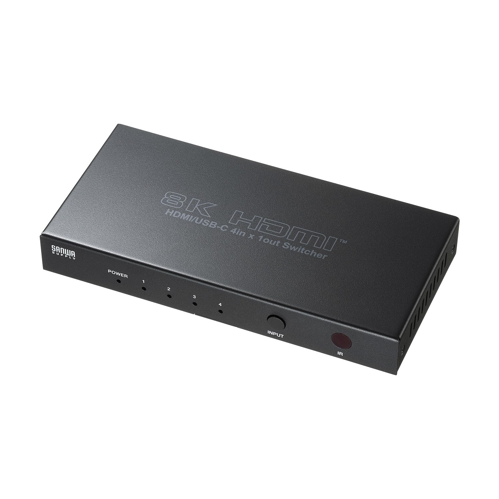 HDMIうつり変わり器 4インプット1最終生産物 8K 4K Type-C相応う 遠隔操作付き添い人 セレクター さし画 音吐 分かちあう器 HDR HDCP2.3 自動小銃うつり変わり 手動うつり変わり 2WAY