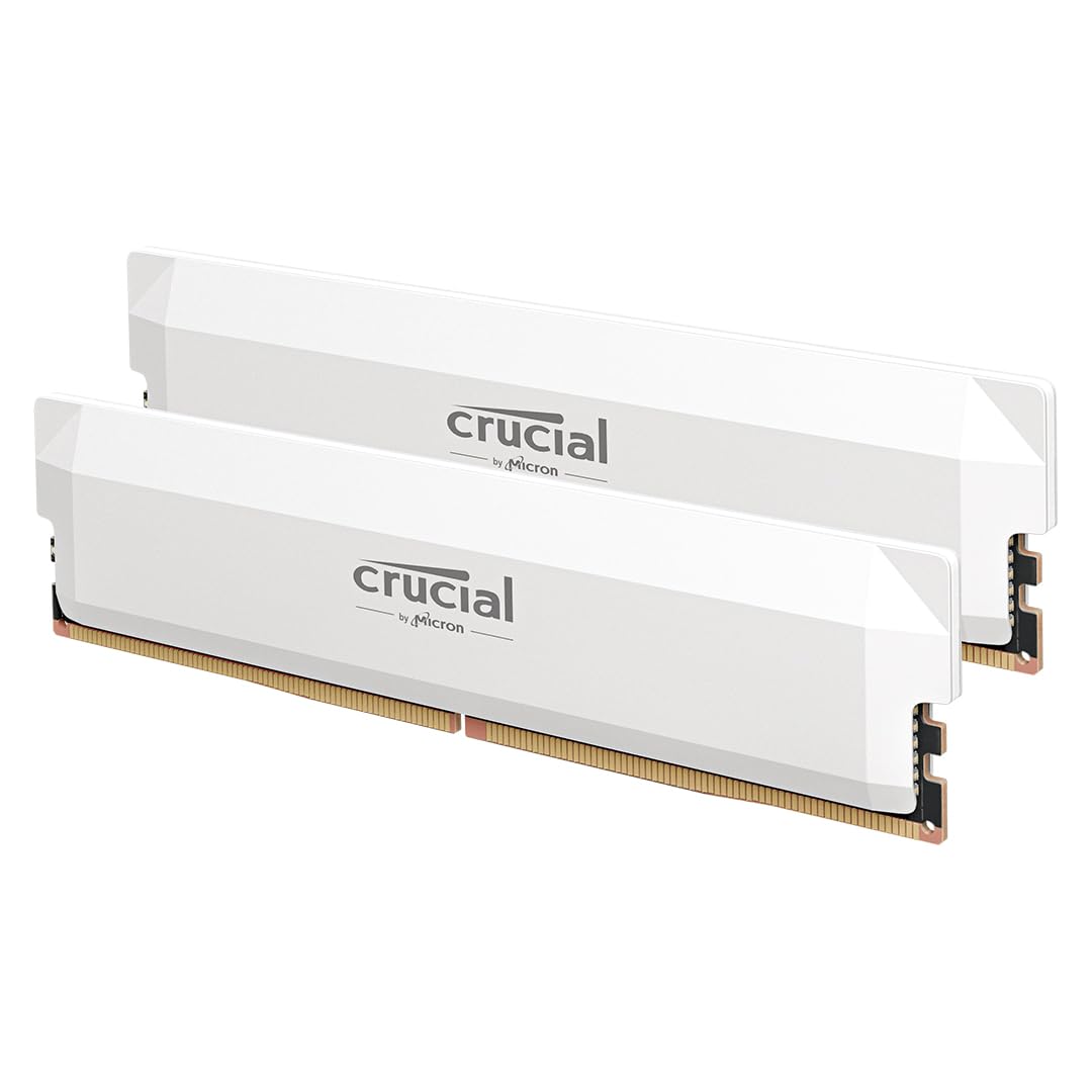 事務机とっ始め用記憶装置 DDR5 6400MHz UDIMM 288pin 増設記憶装置 白いこと 事務机とっ始めパソコン用 記憶装置モデュール