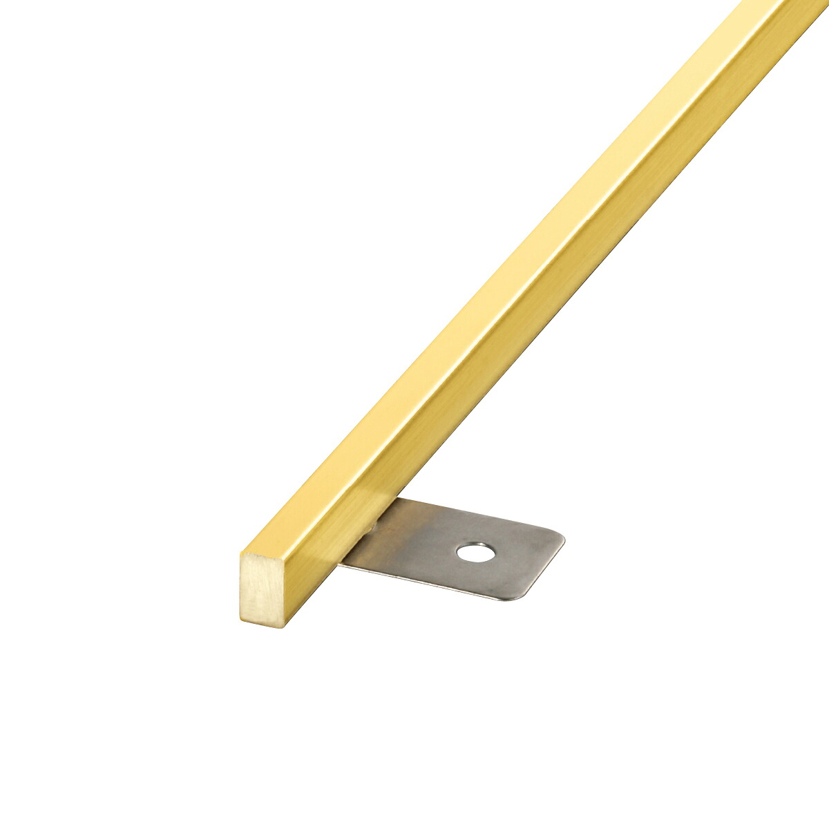 一こま入不可 床見切 金管楽器 滑っこい赤ちょうちん 10×6-2000粍 片面板付き添い人工業 製造会社直送 納期10取り引き日後送りとどける(製造会社欠品の切っ掛け3週) 床思切り材 ゴールド 真ちゅう