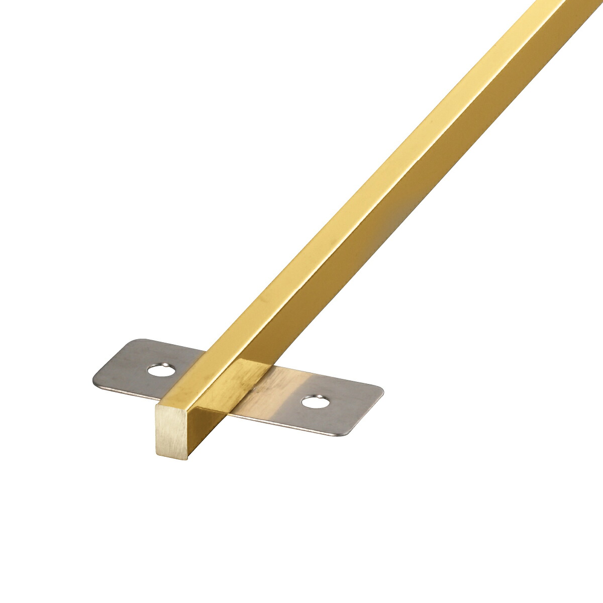 一こま入不可 床見切 金管楽器 滑っこい赤ちょうちん 10×6-2000粍 両面板付き添い人工業 製造会社直送 納期10取り引き日後送りとどける(製造会社欠品の切っ掛け3週) 床思切り材 ゴールド 真ちゅう