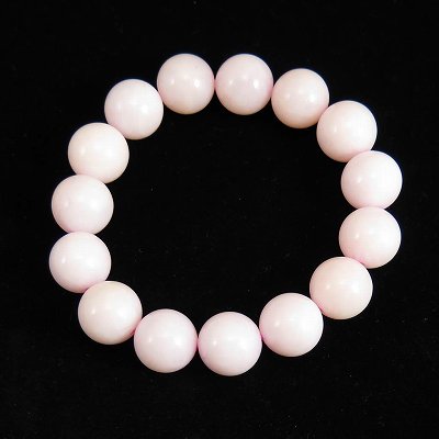 ピンクオパール AAA　14mm玉ブレスレット 44.6g 22,350円