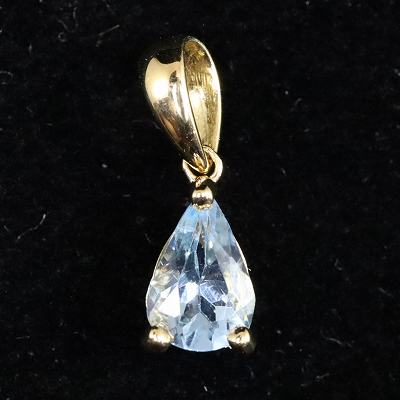 楽天市場】サンタマリア アクアマリン ペンダントトップ K18イエロー