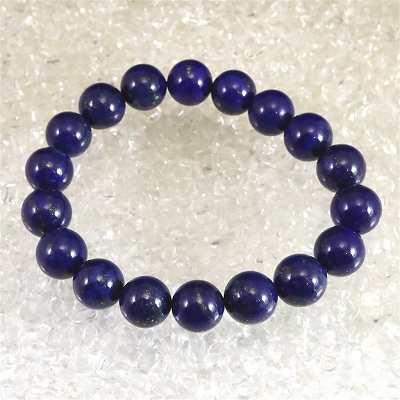楽天市場】ラピスラズリ 13mm玉ブレスレット (STグレード) 61.7g