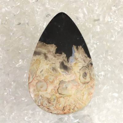 ペトリファイドウッド 珪化木 51mm ティアドロップ ルース 14.6g