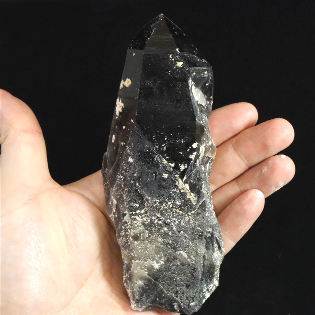 天然モリオン 黒水晶 結晶 水晶 ポイント 黒水晶ポイント1．28kg 天然石販売 名取貴石 天然石原石