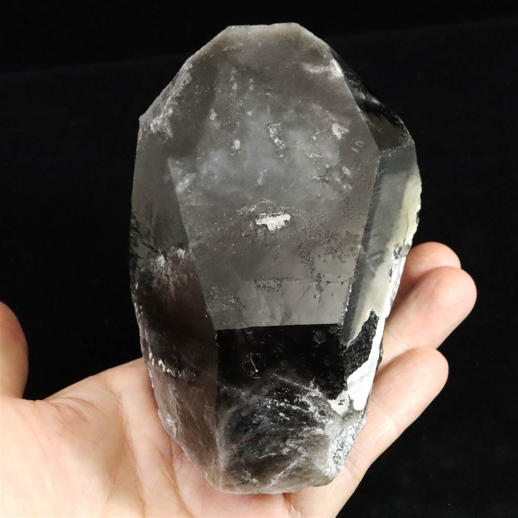 楽天市場】中国山東省産 黒水晶 モリオン 103mm ポイント原石