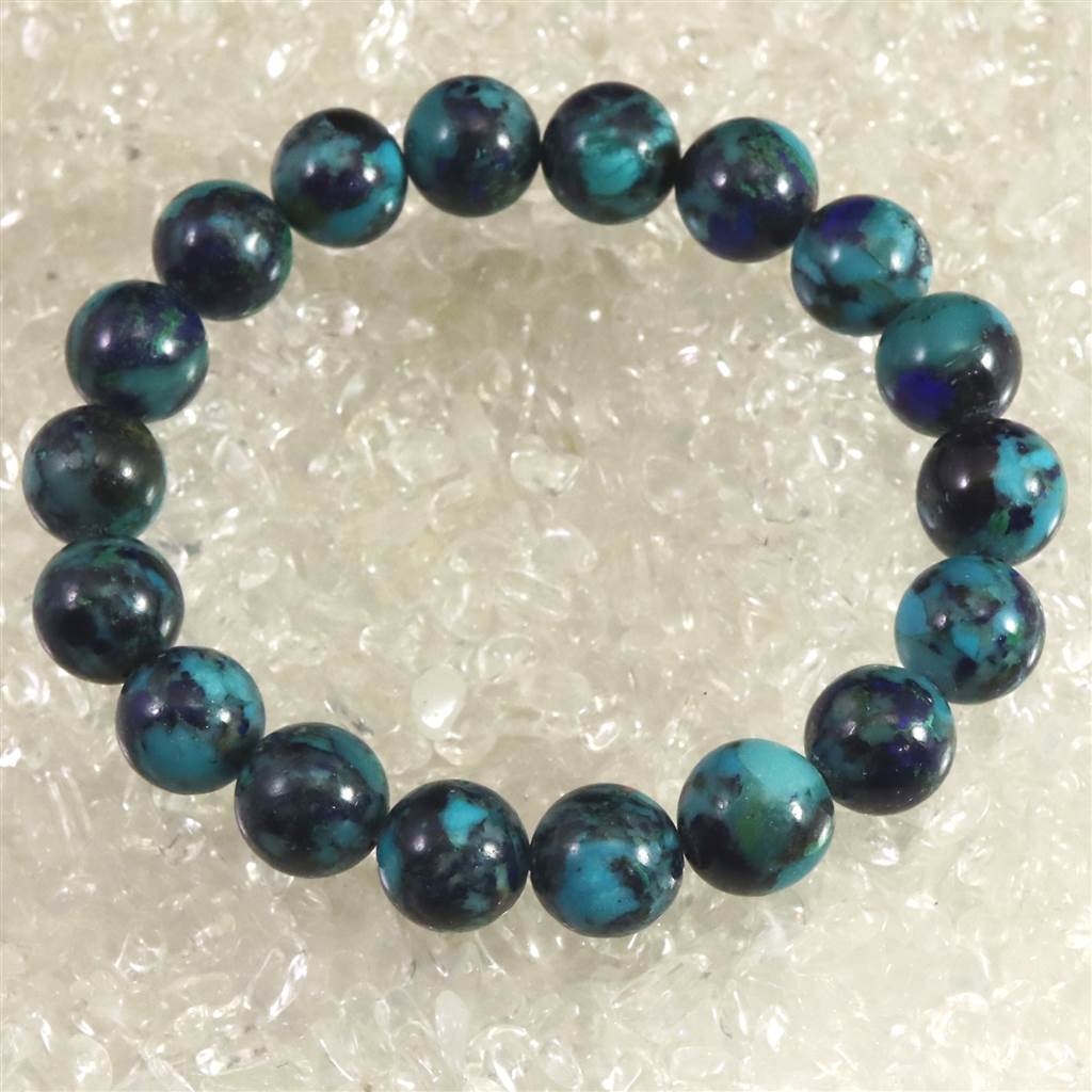 楽天市場】シャッタカイトクリソコラ ブレスレット 10mm玉