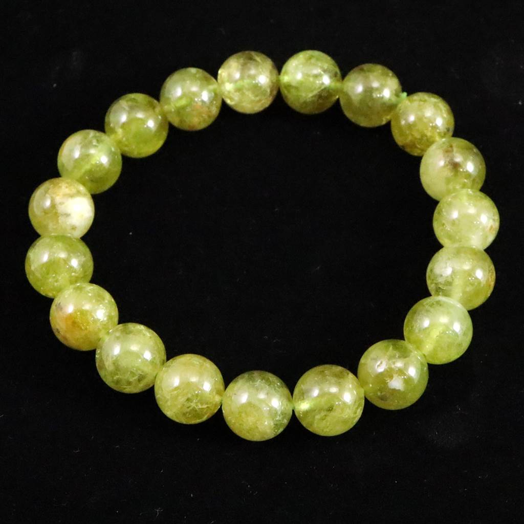 ★クリアツァボライト 6.8ミリ珠 ブレスレット①(SA〜SA+) 希少]ハイアライトオパール ブレスレット 6mm #PF501
