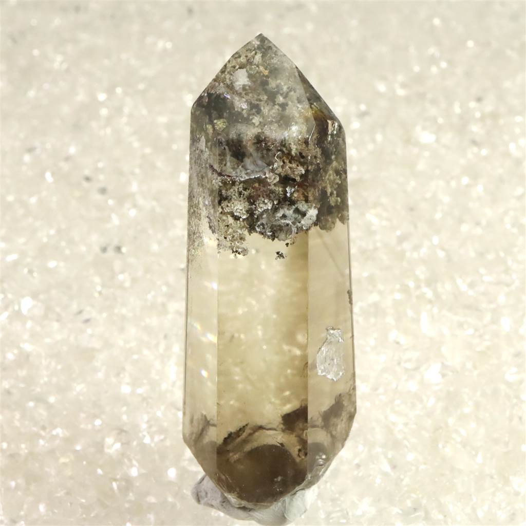 ブラジル産 ガーデンクォーツ 庭園水晶 80mmポイント原石 トランスミッター チャネリング マニフェステーション磨き 74.1g