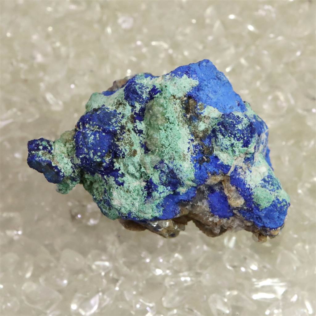 アメリカユタ州産　藍銅鉱　Azurite ball 　鉱物　原石　天然石 藍銅鉱 Azurite 鉱物たちの庭