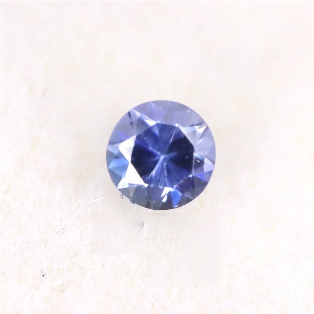 ベニトアイト 2.2mmラウンドカット ルース type. E 0.05ct　（希少石）