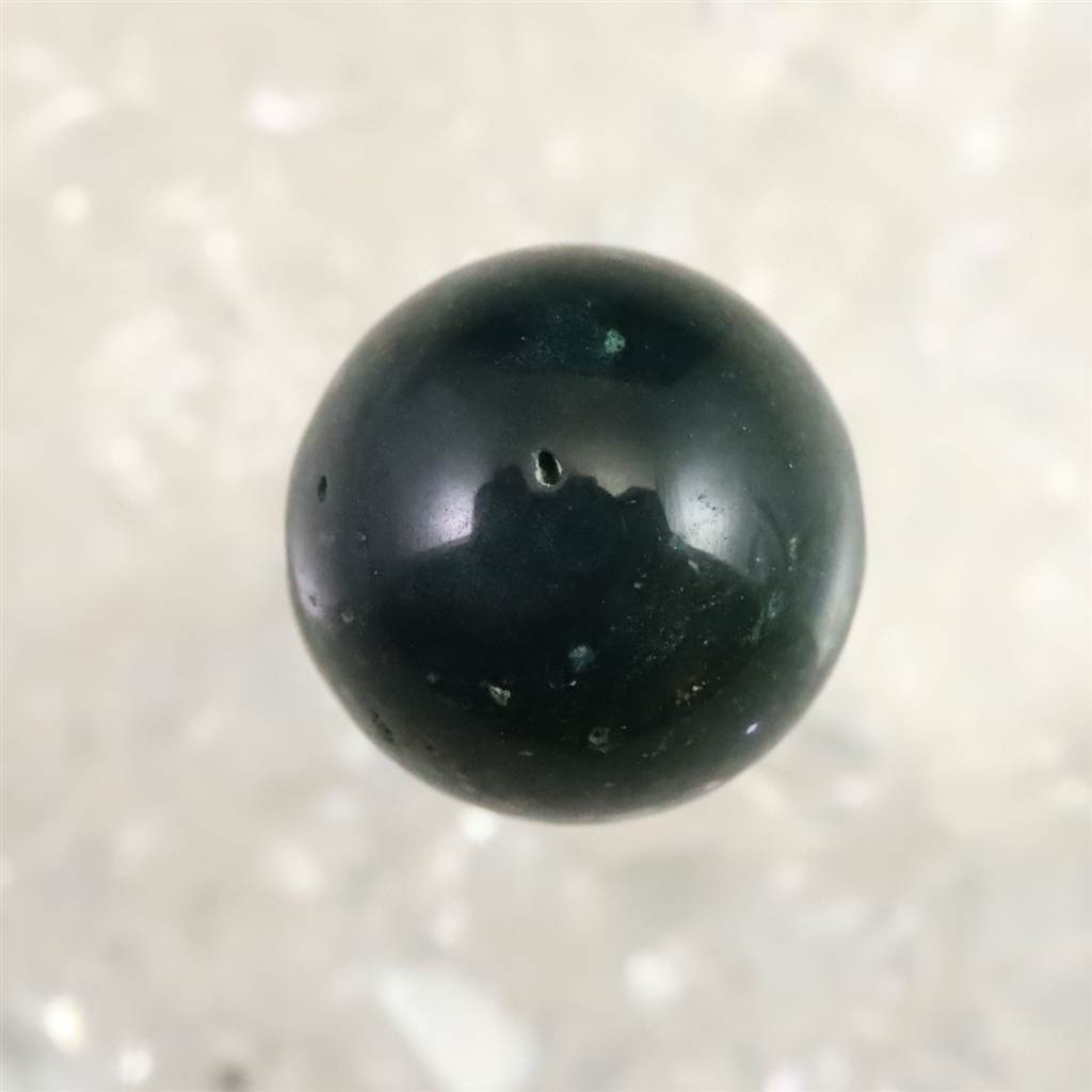 出雲碧玉 出雲石 12mm玉ビーズ AAA 粒売 現品 ディレクトリーカード付 Type.J|榎本通商