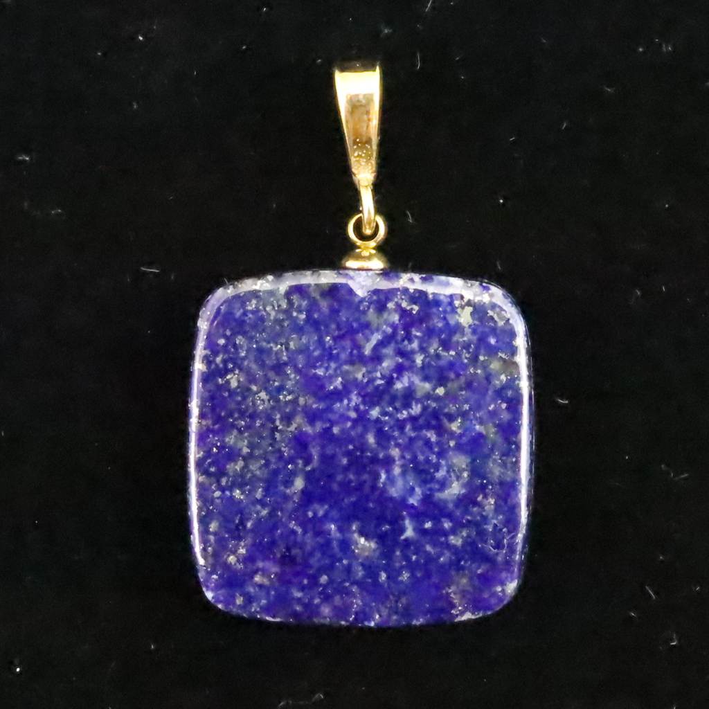 楽天市場】ラピスラズリ 24mmトライアングル ペンダントトップ 7.2g