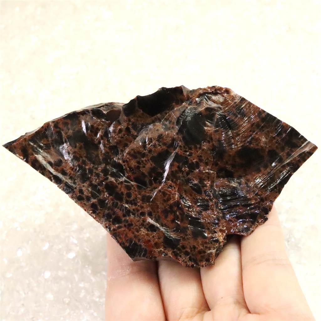 楽天市場】オブシディアン 原石 紅十勝石 （北海道産） No.40 : 神棚