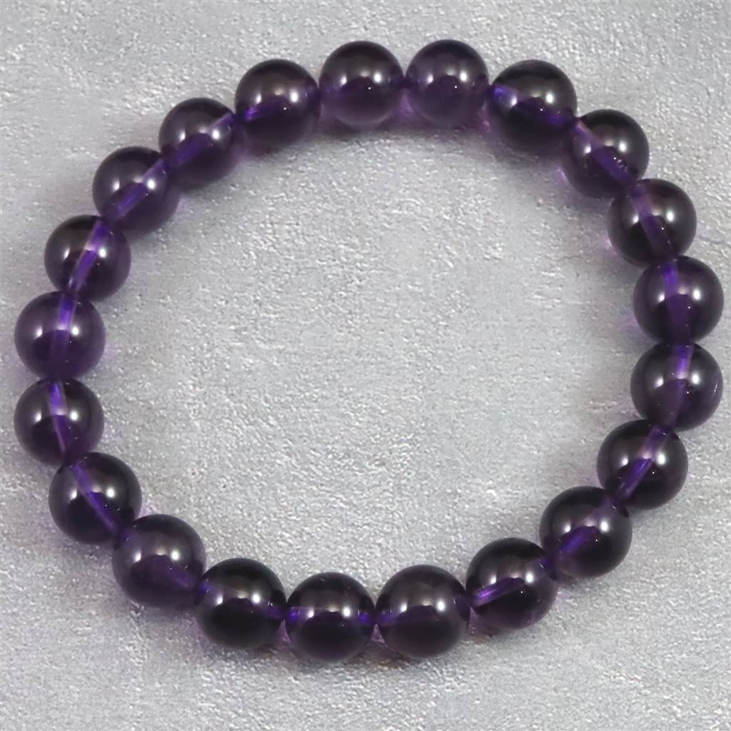 12mmウルグアイアメジストブレスレット　ファイナルグレード++ 超高品質 ウルグアイ産 アメジスト ブレスレット φ13mm ～ 吉祥寺の