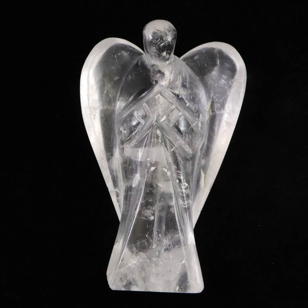 ヒマラヤ水晶 マニカラン産 77mm エンジェル 天使 置物 85.6ｇ