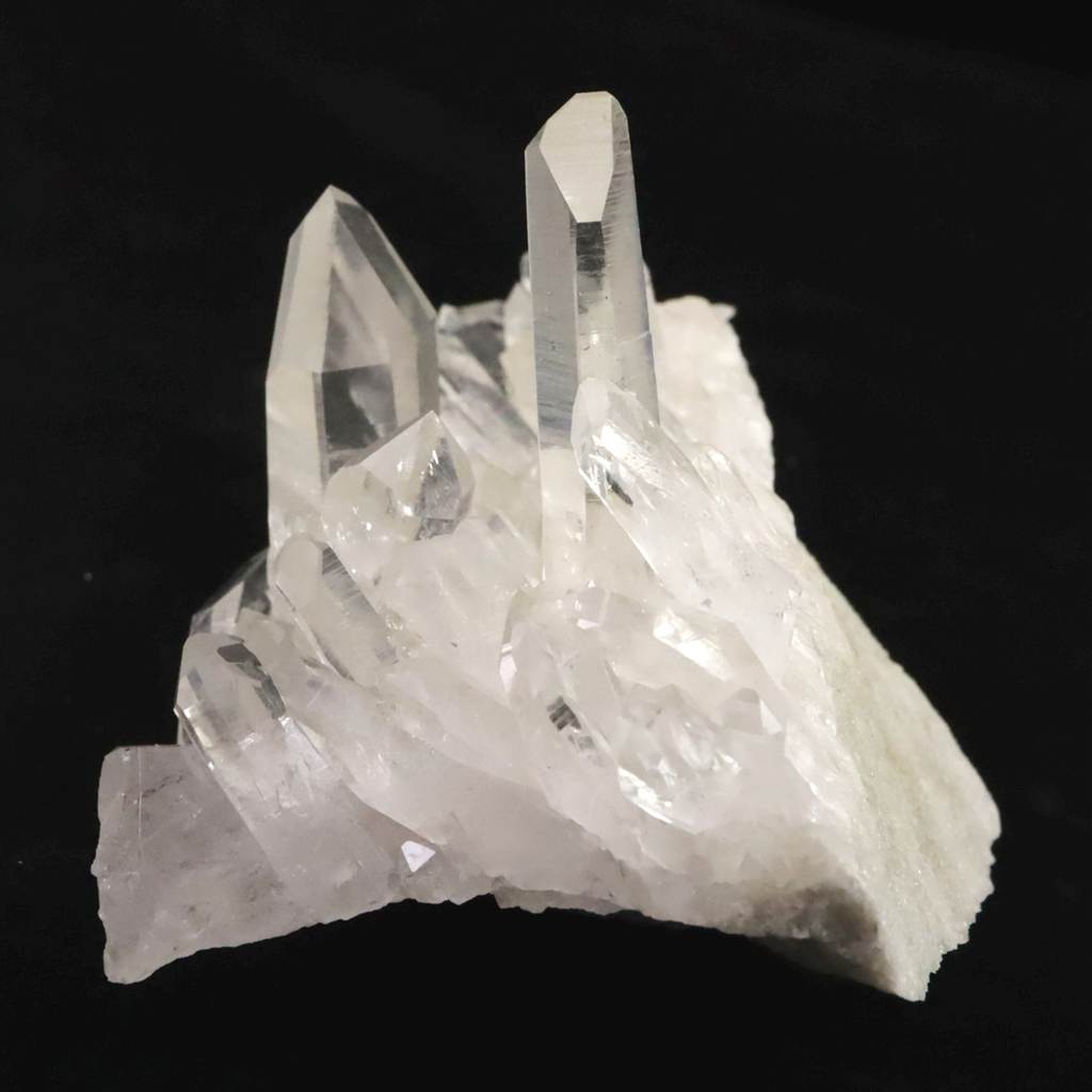 米国アーカンソー州産水晶 100mm原石クラスター 証明書付 191g
