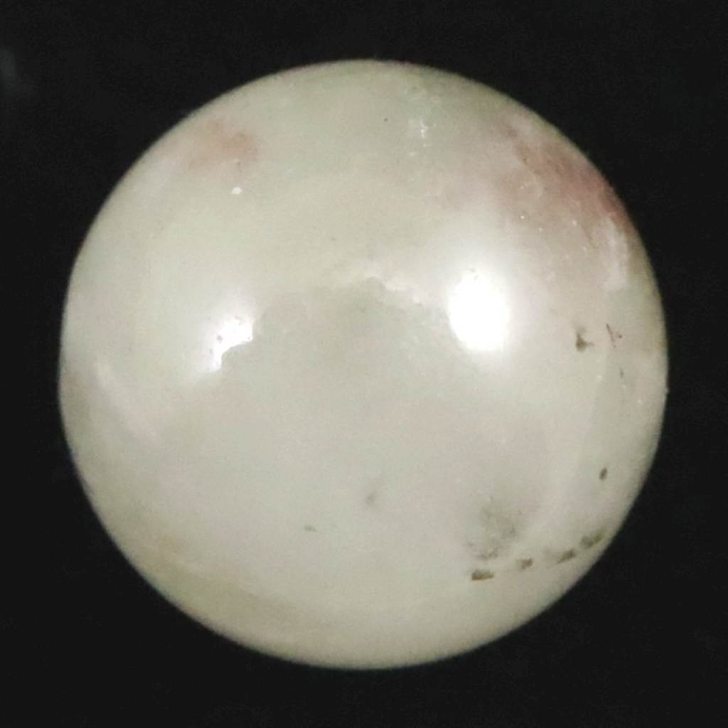 ブラジル産 フェナカイト 9.8mm玉ビーズ 一粒 現物 鑑別済 7.19ct