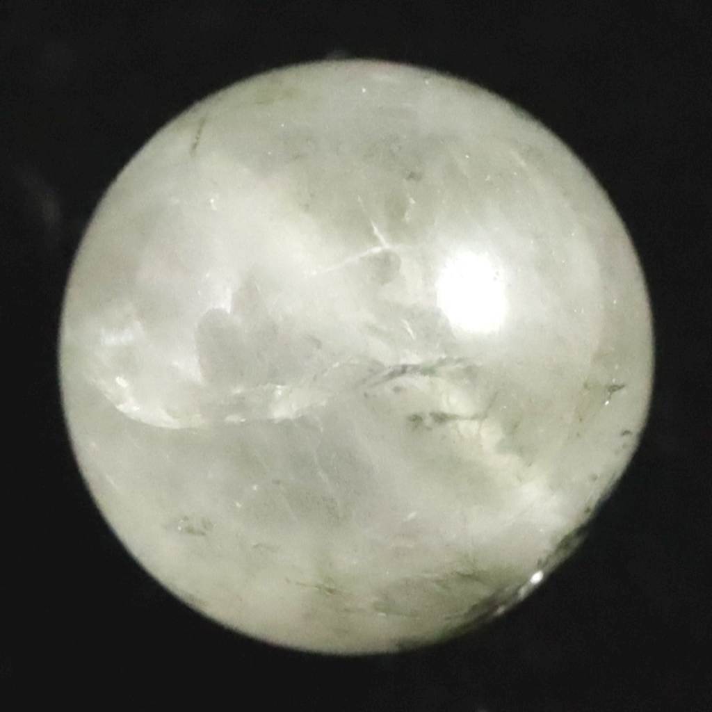 ブラジル産 フェナカイト 9.4mm玉ビーズ 一粒 現物 鑑別済 6.40ct 24,696円