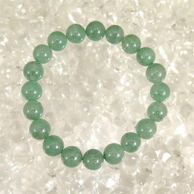 楽天市場】希少 グリーンマイカインクォーツ 9.5mm ブレスレット