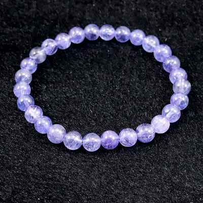 楽天市場】タンザナイト ブレスレット 6.5mm玉×27個 内周16cm 天然石