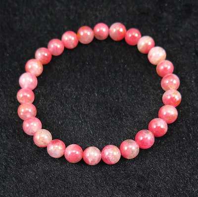 天然石ロードナイトシリカ約11.2㍉ブレスレッ 楽天市場】米国産 ロードナイトインシリカ 11mm玉ブレスレット 43.6g